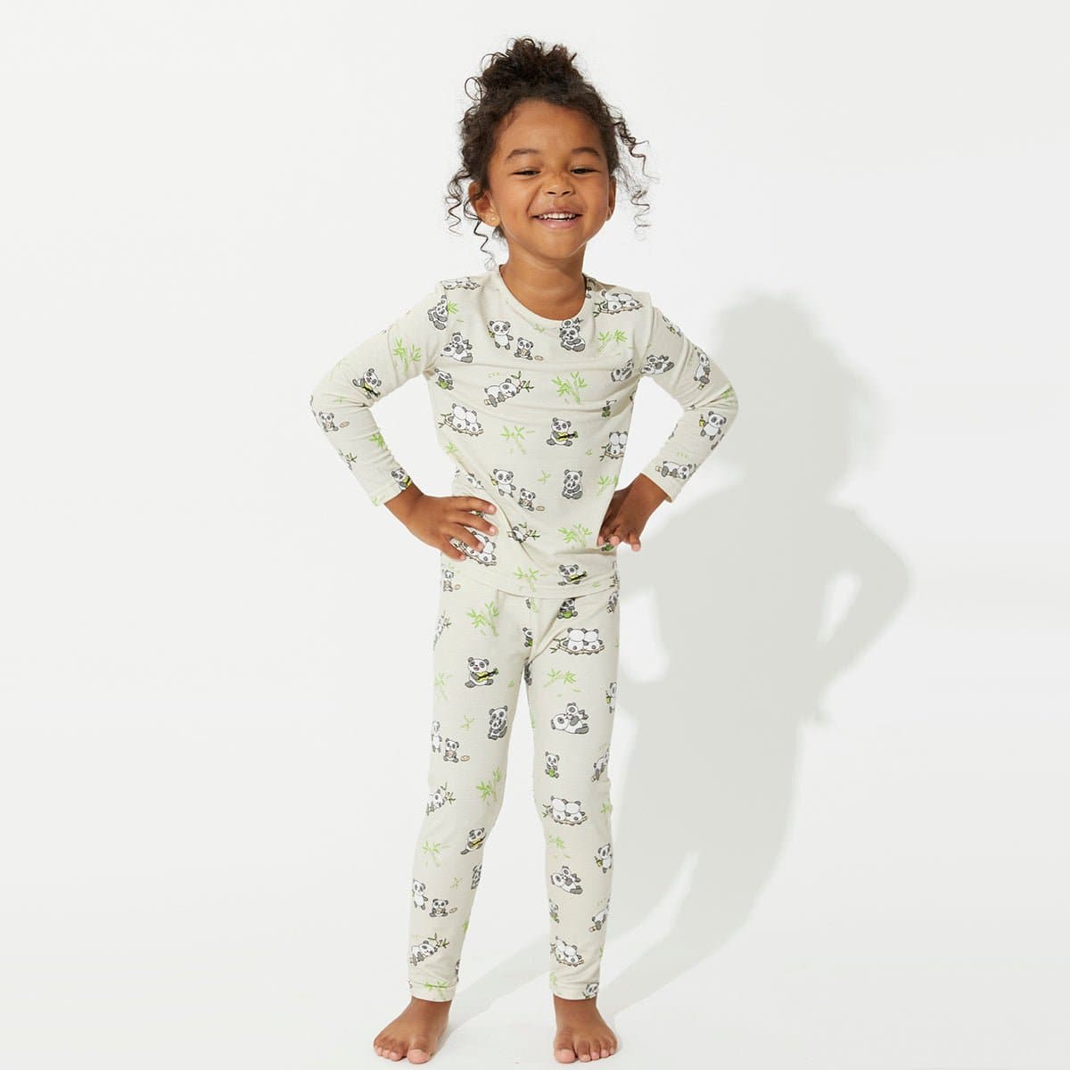 Panda Bamboo Kids Pajamas - HoneyBug