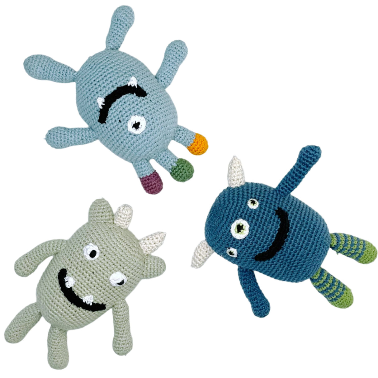 Plush Monster Rattle - HoneyBug