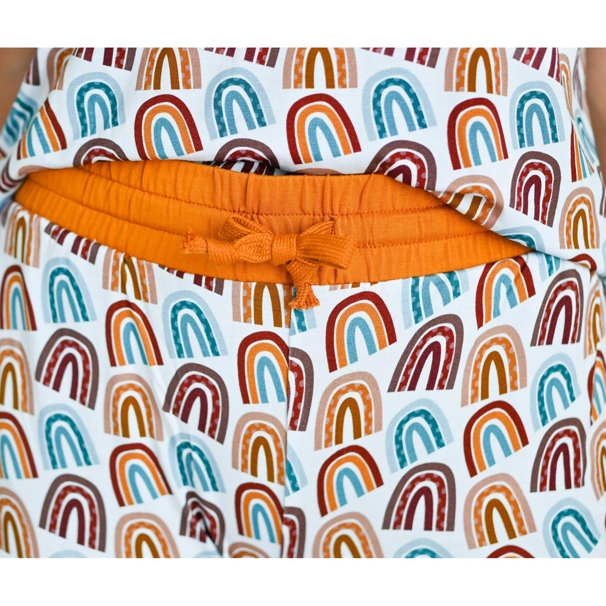 MAMA JOGGERS- Neutral Rainbow - HoneyBug