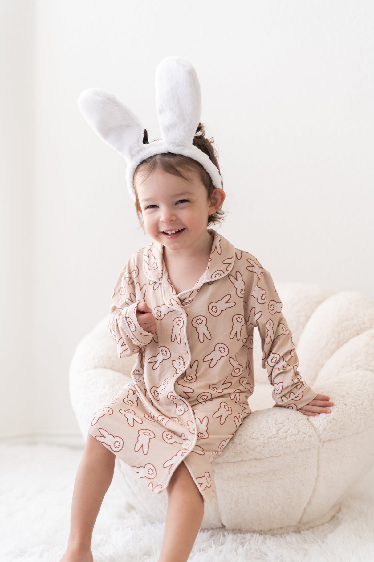 BUNNY TAILS GIRL'S DREAM GOWN - HoneyBug