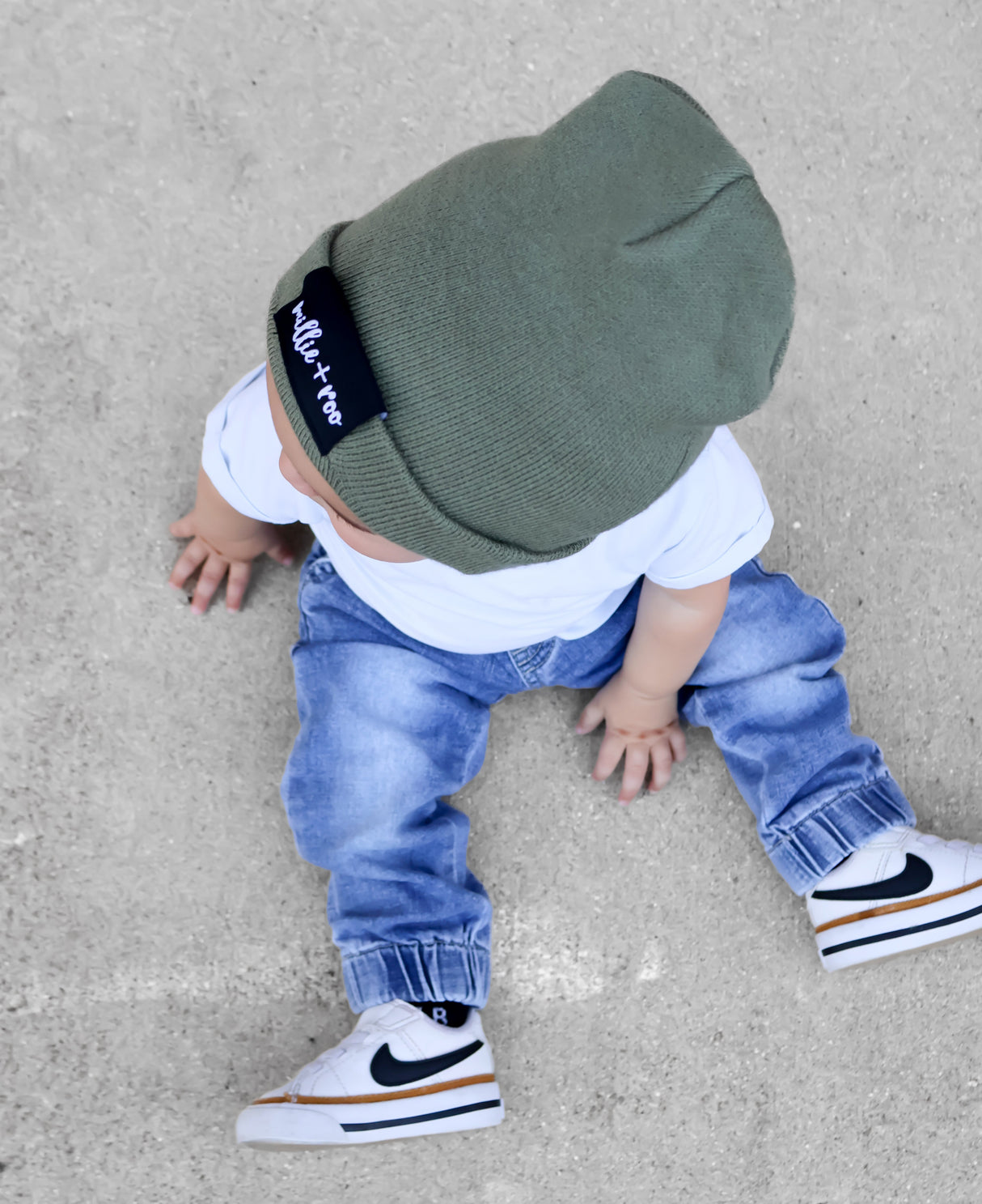 BAMBOO CUFF BEANIE- Sage - HoneyBug