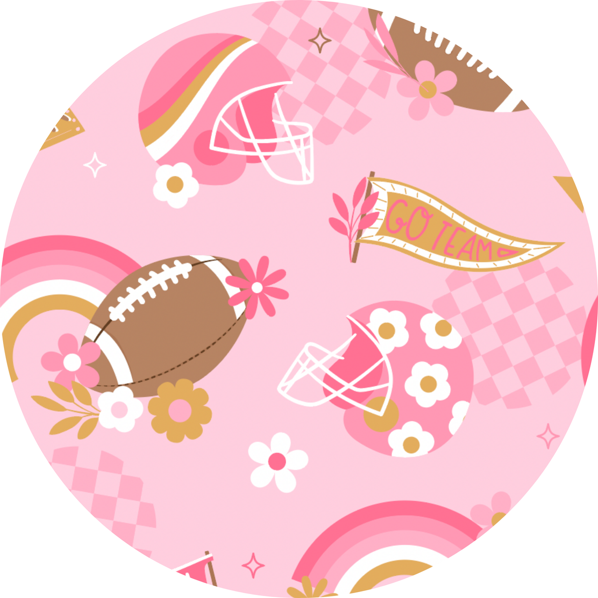 On Game Days We Wear Pink Joggers - Bigger Kids - HoneyBug