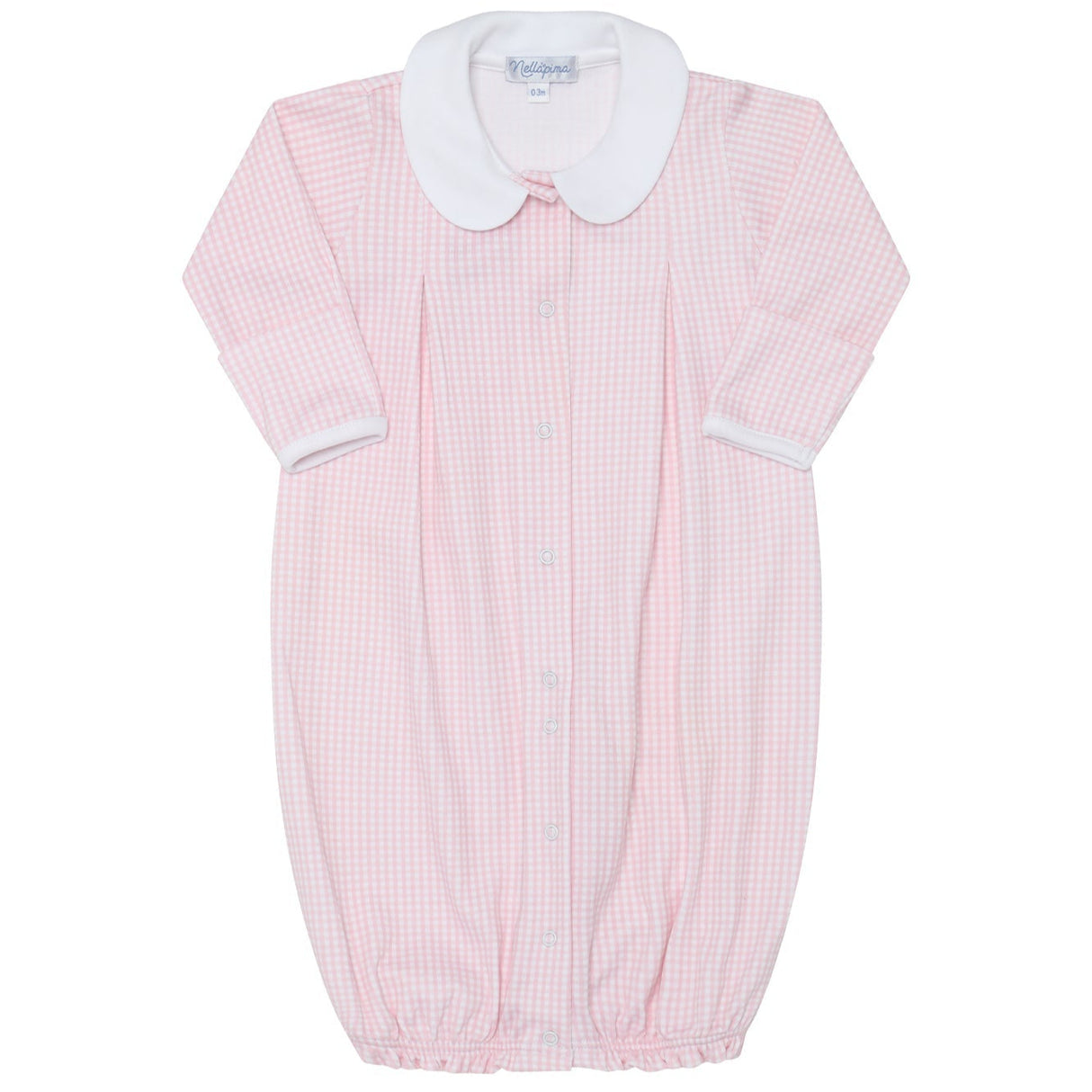 Pink Gingham Converter Gown - HoneyBug