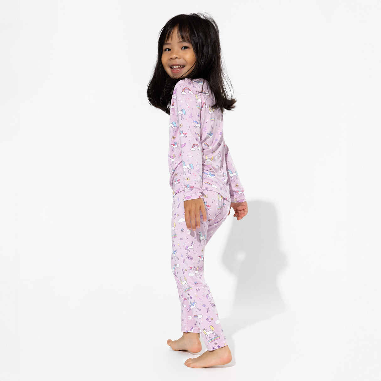 Enchanted Unicorn Bamboo Kids Pajamas - HoneyBug
