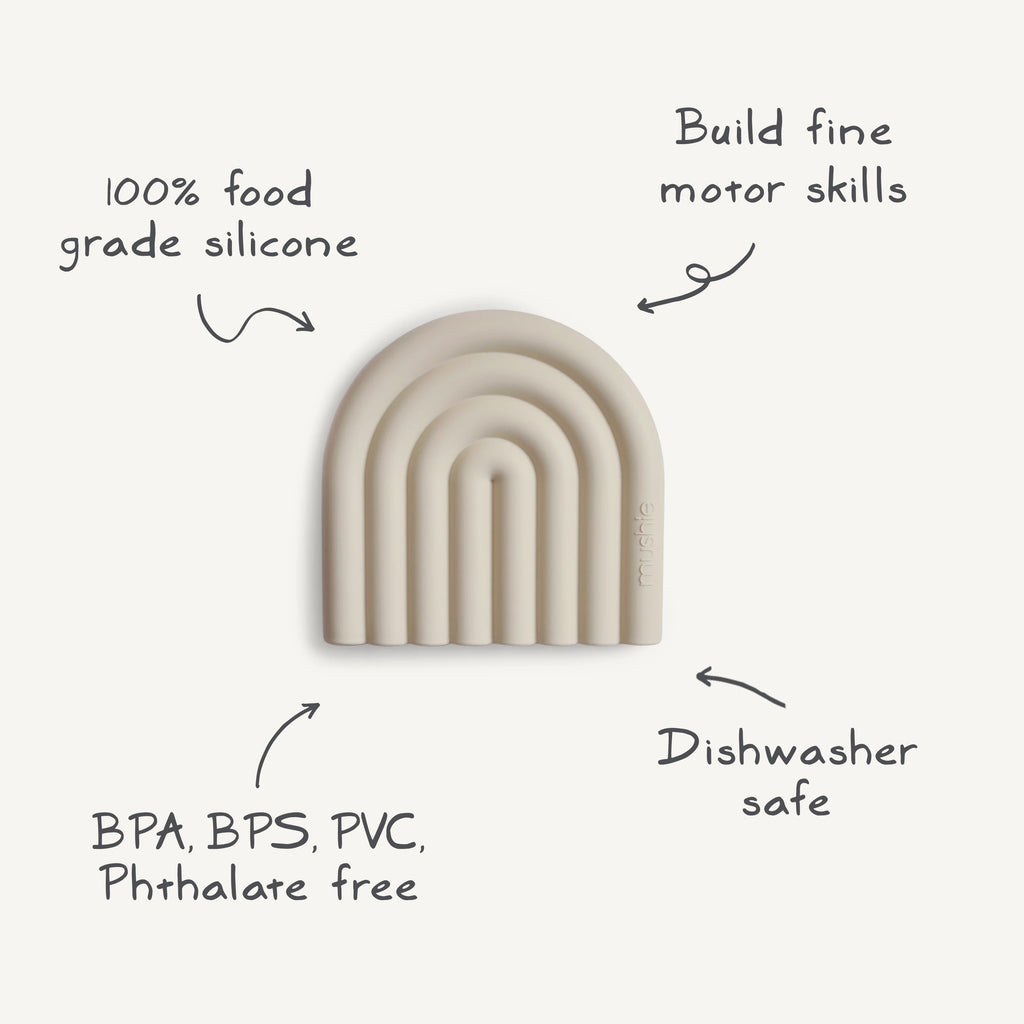 Rainbow Teether - Shifting Sand - HoneyBug