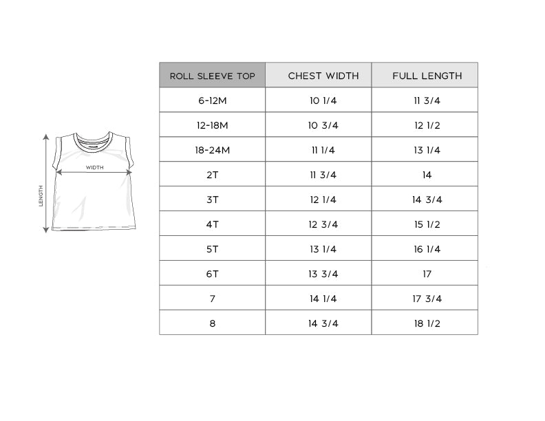 Roll Sleeve Top - HoneyBug