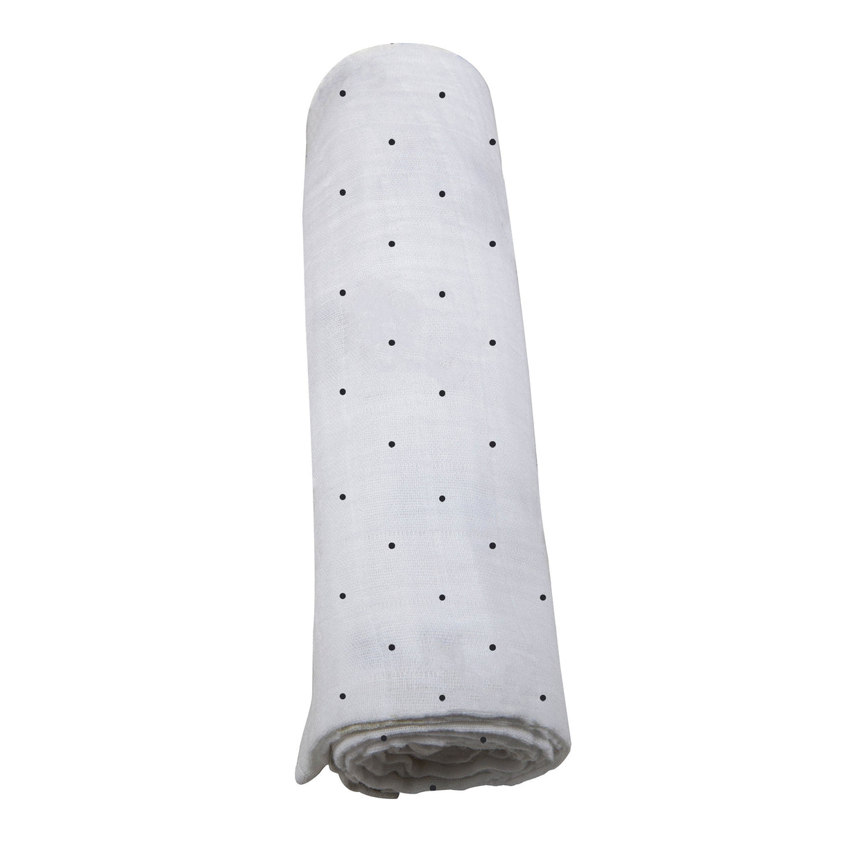 Black and White Polka Dot Bamboo Swaddle - HoneyBug