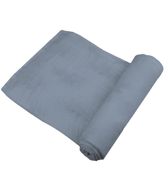 Blue Fog Cotton Swaddle - HoneyBug