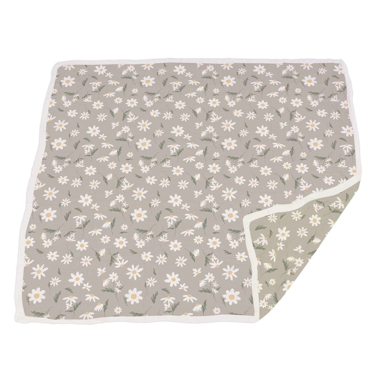 White Daisy Bamboo Newcastle Blanket