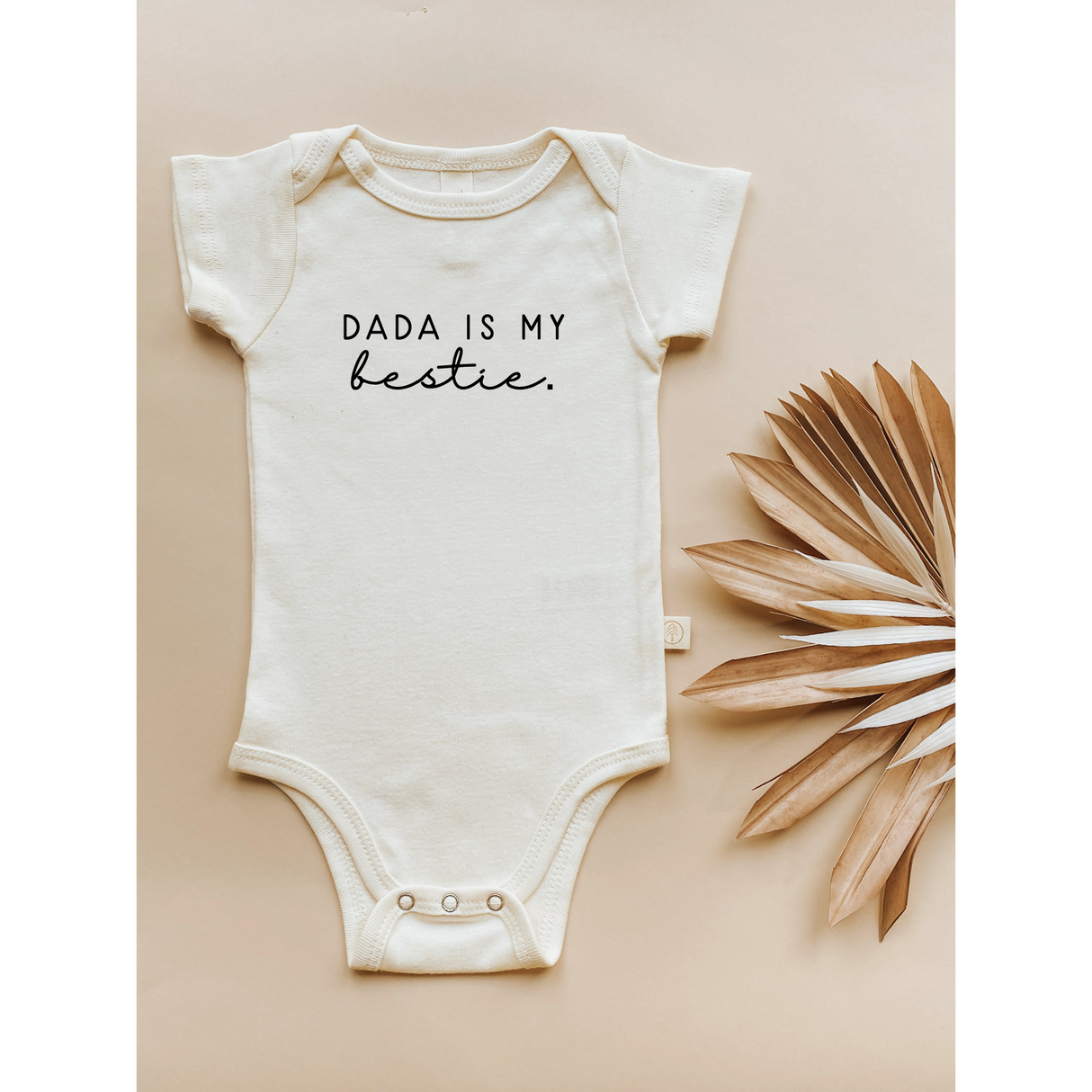 Dada is My Bestie - Organic Cotton Bodysuit - HoneyBug