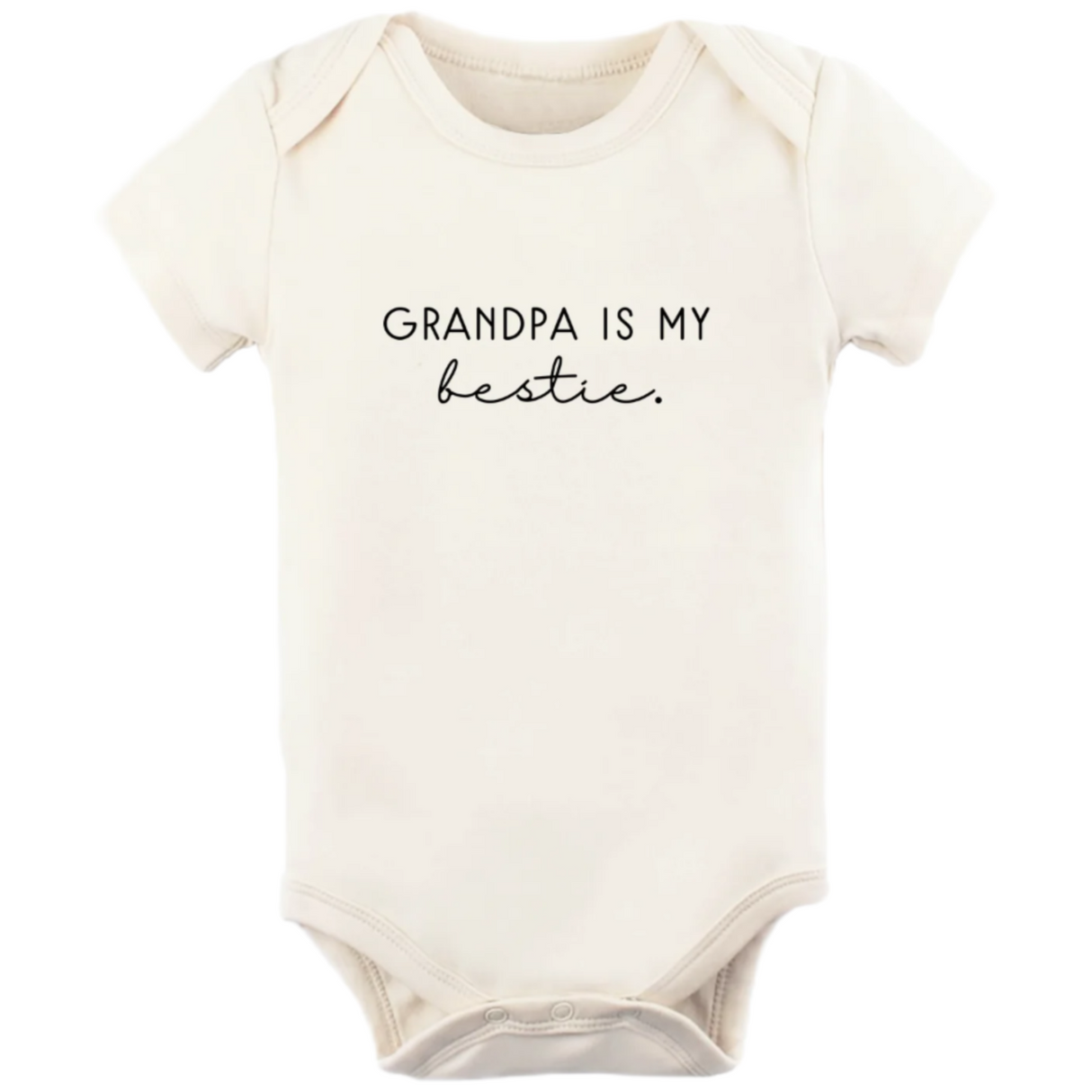 Grandpa is my Bestie - Organic Cotton Bodysuit - HoneyBug