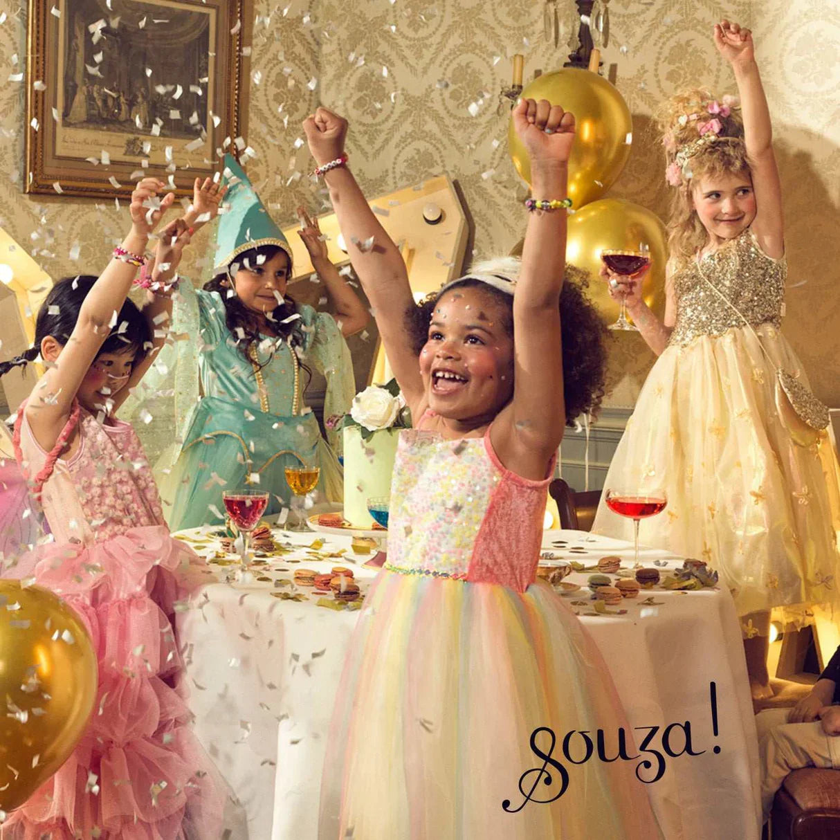 Victoria Medieval Costume Dress for Kids - Carnival & Festive Use (2 sizes)