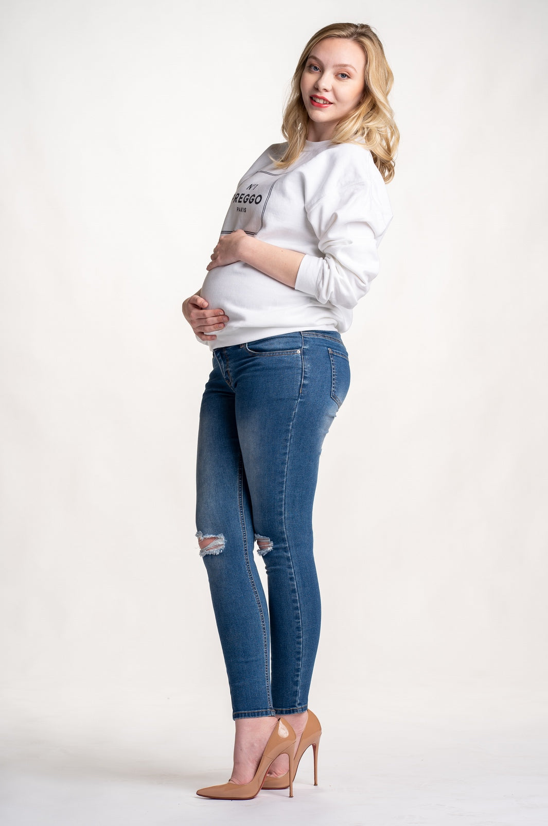 Santa Monica Skinny Maternity Jeans - HoneyBug