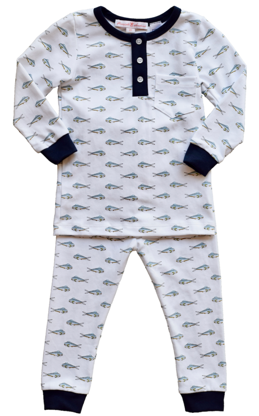 Mahi Mahi Pajama Set - HoneyBug