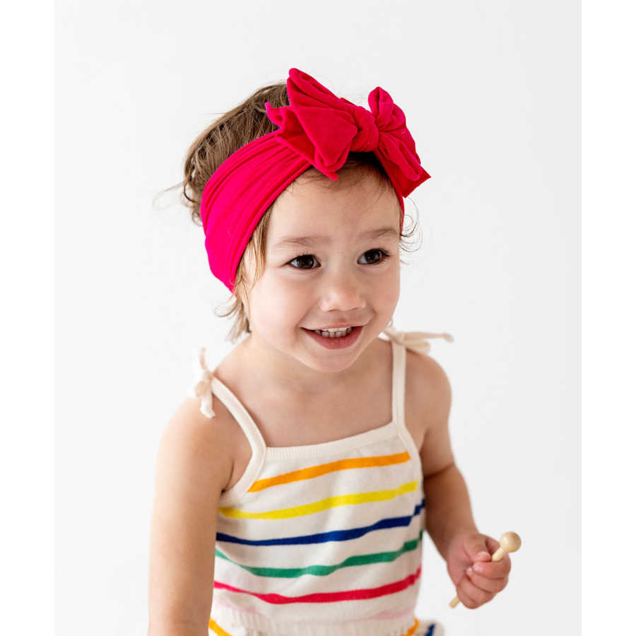Baby Bloom Bows: Fuchsia - HoneyBug