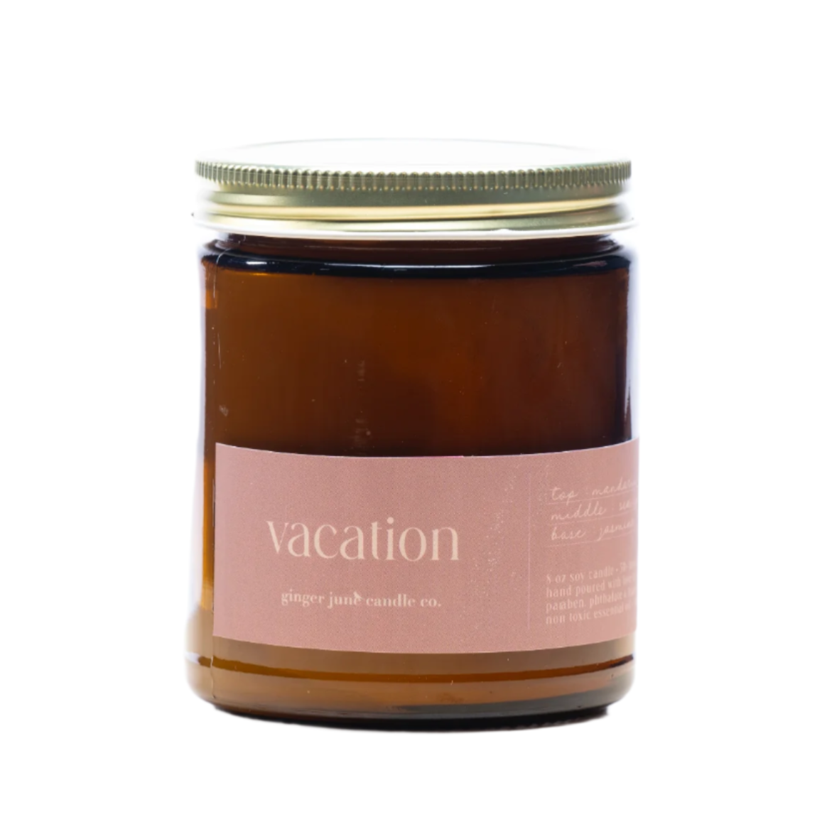 Vacation • 8 oz Soy Candle - HoneyBug