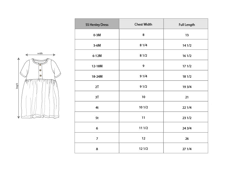 Short Sleeve Henley Dress - HoneyBug