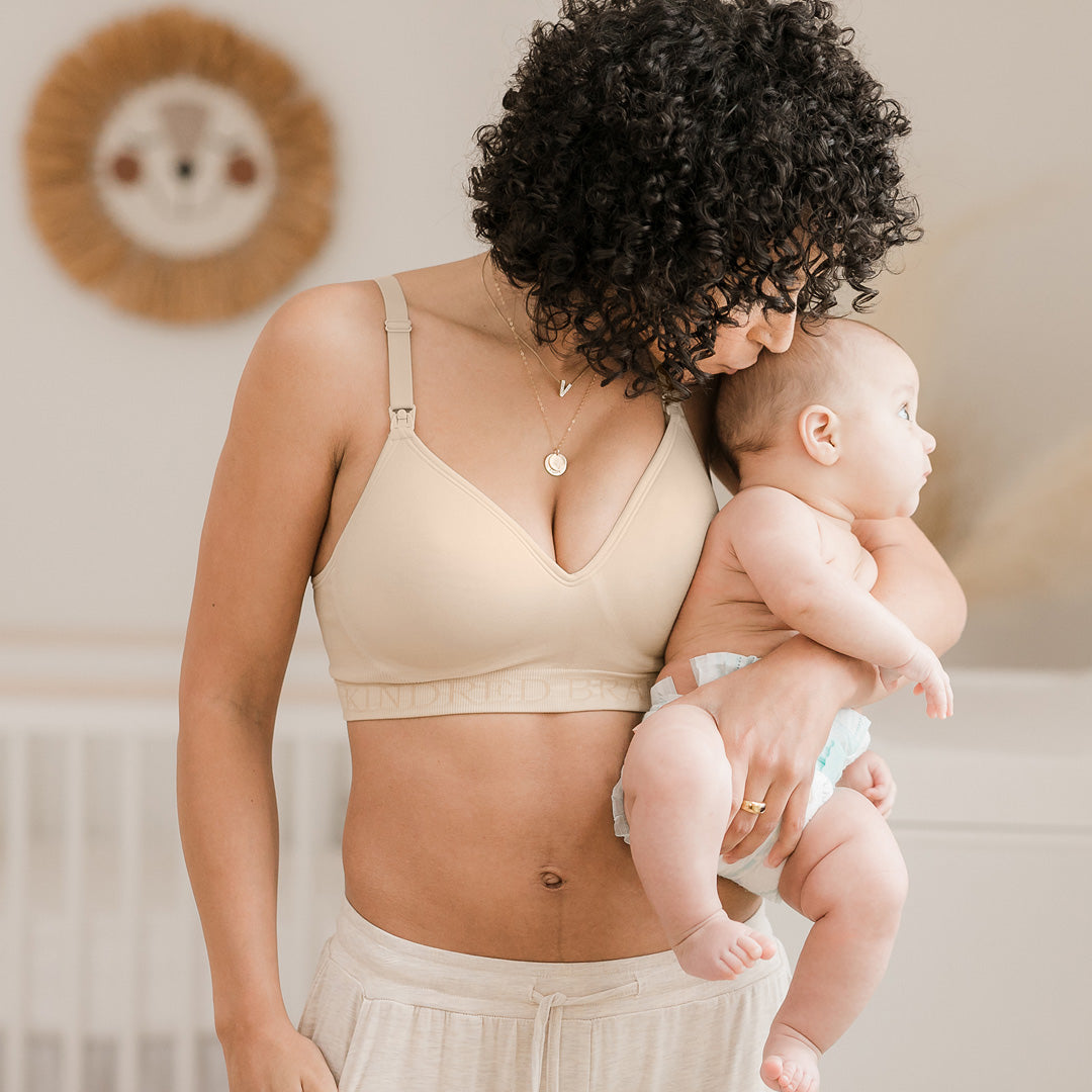 Signature Sublime® Contour Nursing & Maternity Bra | Beige - HoneyBug