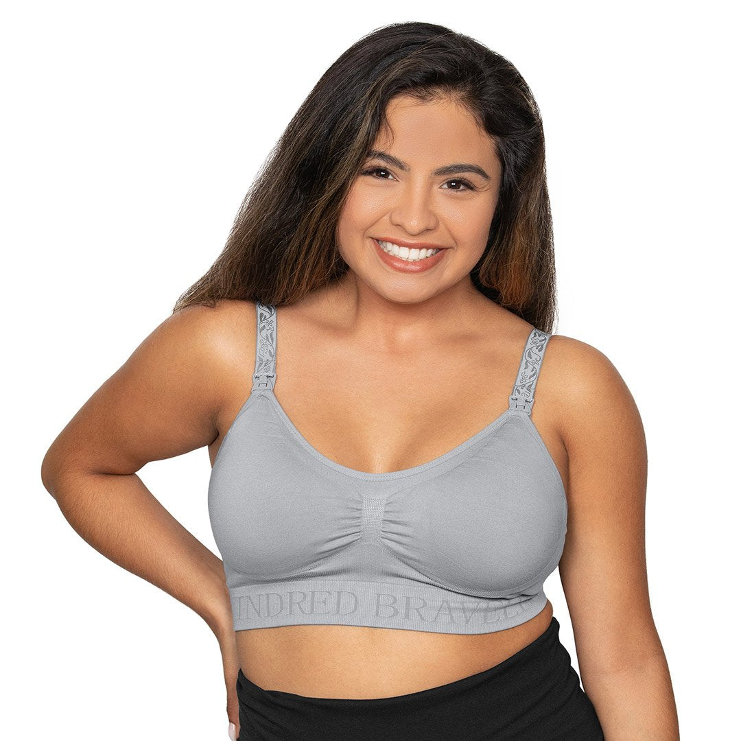 Simply Sublime® Nursing Bra | Grey - HoneyBug