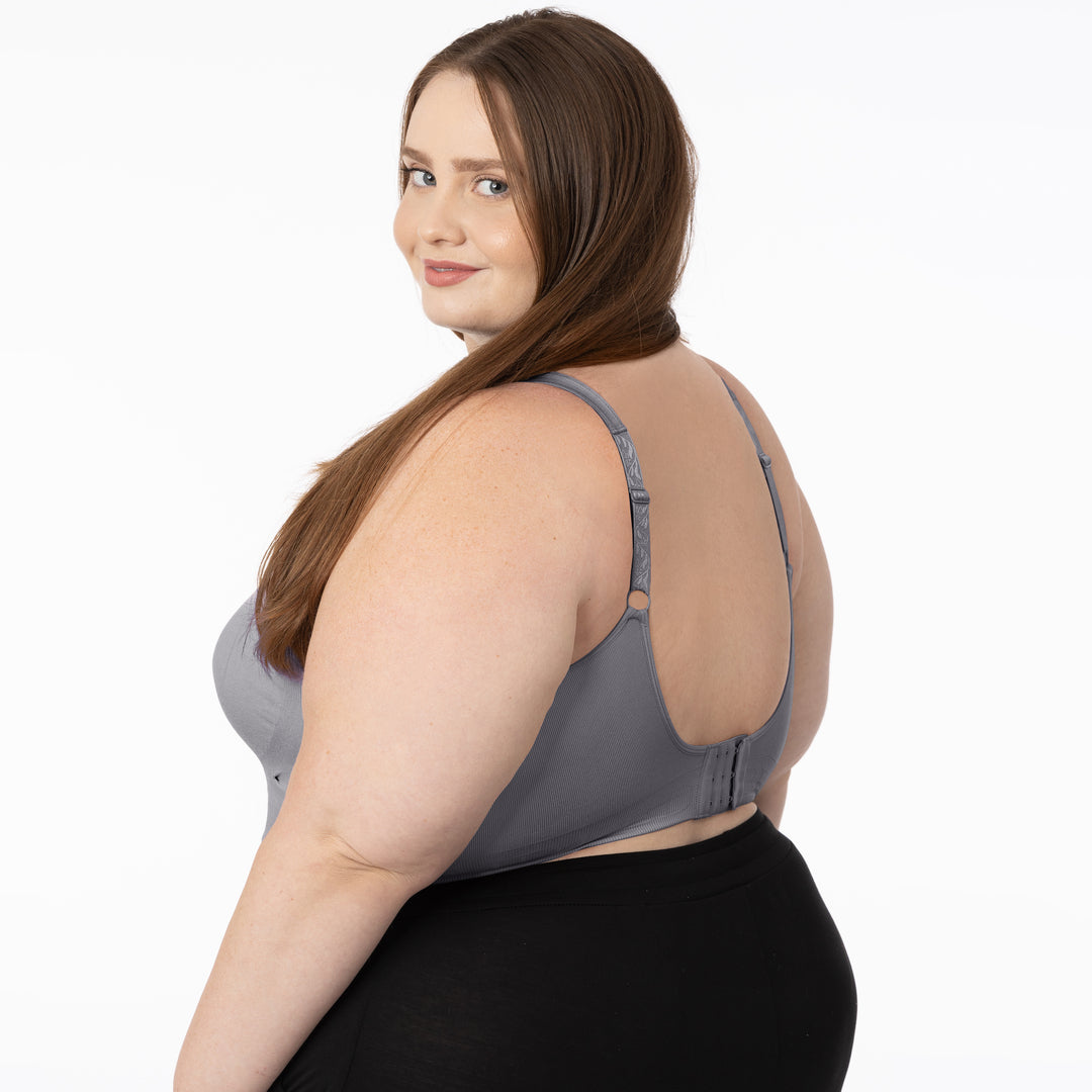 Simply Sublime® Nursing Bra | Grey - HoneyBug