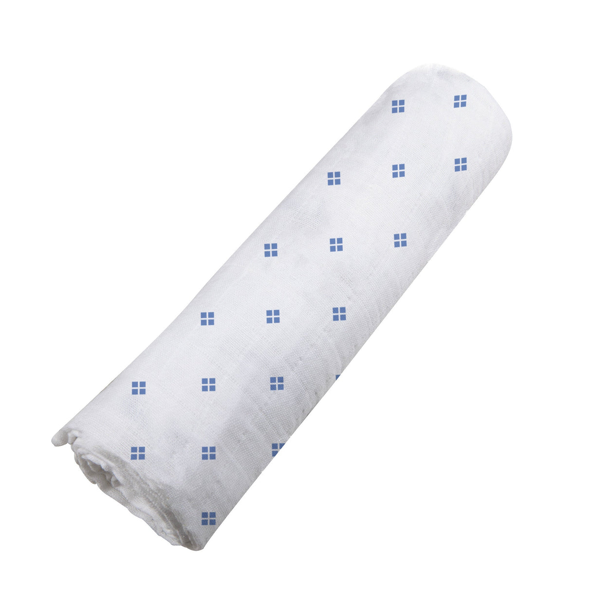 Periwinkle Diamond Polka Dot Swaddle - HoneyBug