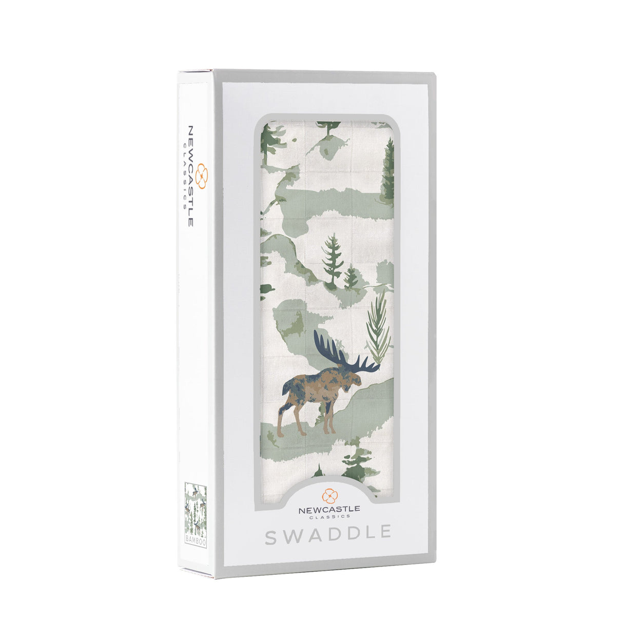 Mountain Moose Swaddle - HoneyBug