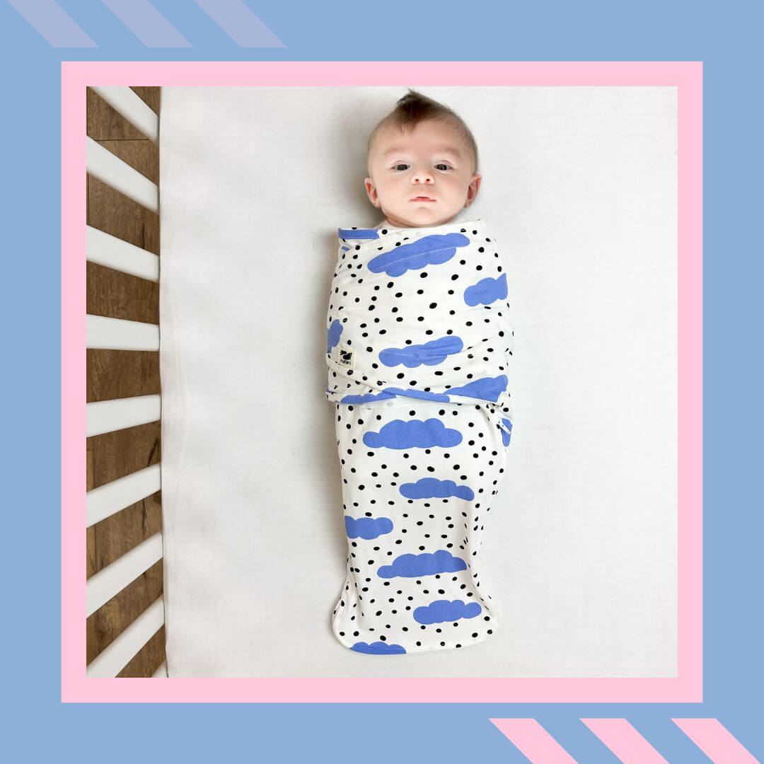 Snugababe Swaddle™ Sleep Pod - Blue Clouds