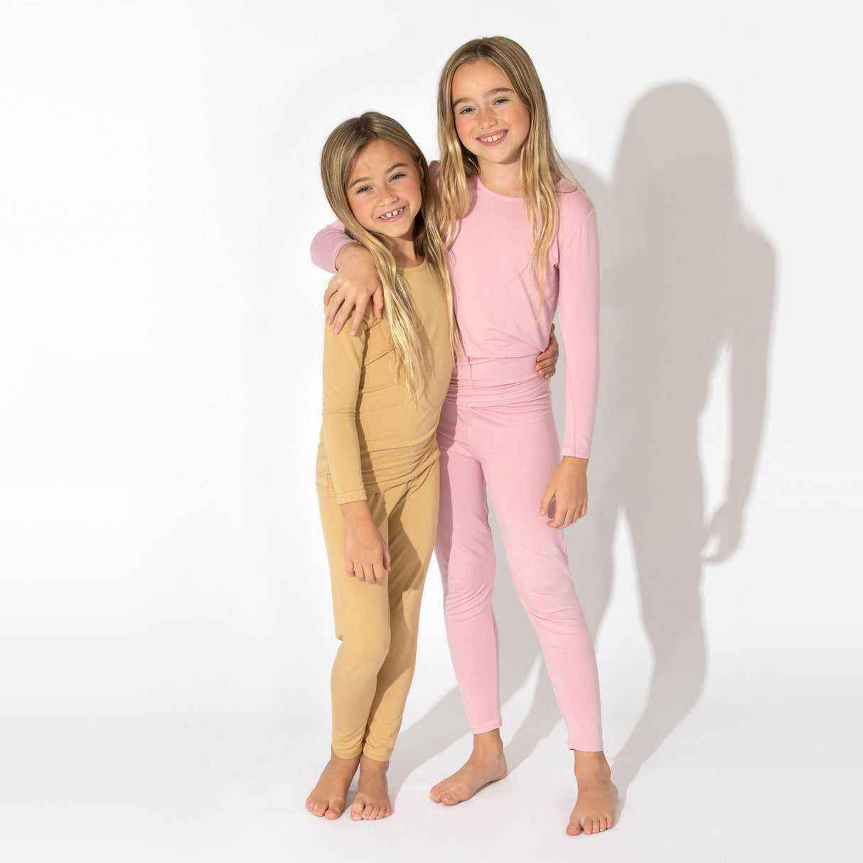 Latte Bamboo Kids Pajamas - HoneyBug