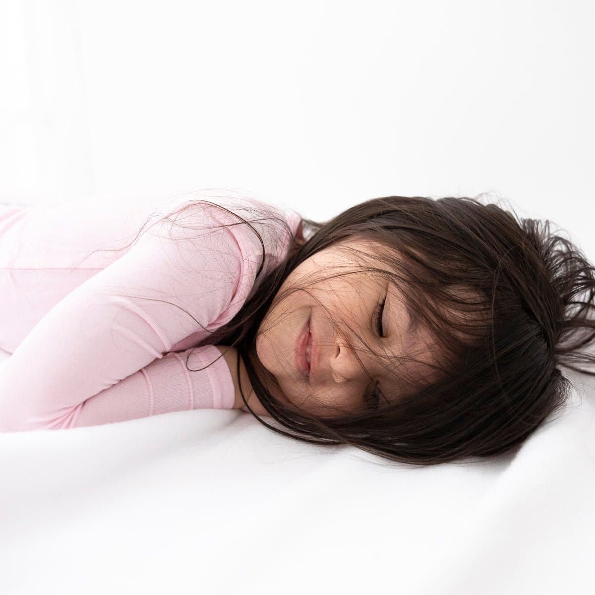 Blush Pink Bamboo Kids Pajamas - HoneyBug