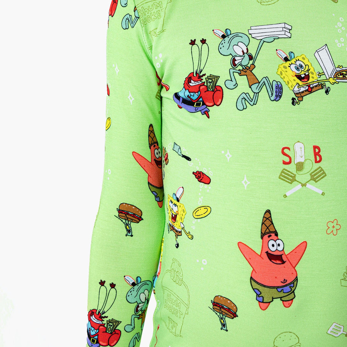 SpongeBob SquarePants: Foodie Bamboo Kids Pajamas - HoneyBug