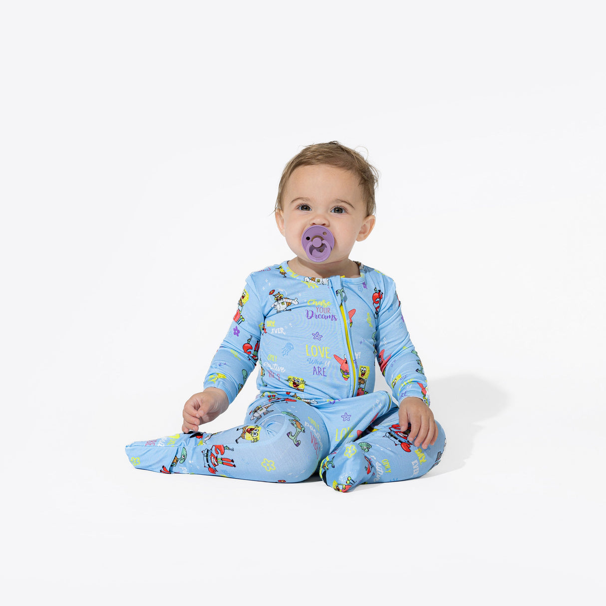 SpongeBob SquarePants: Good Vibes Bamboo Convertible Footie - HoneyBug