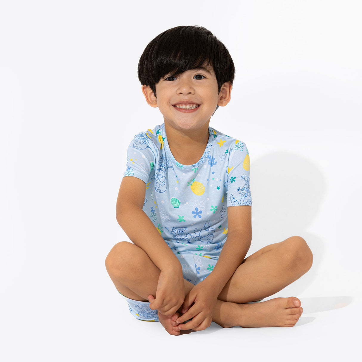 SpongeBob SquarePants: Fun Bamboo Kids Pajama Short Set - HoneyBug