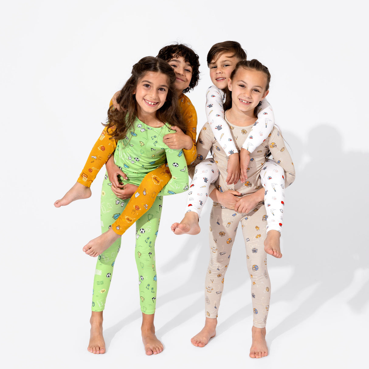 Soccer Bamboo Kids Pajamas - HoneyBug