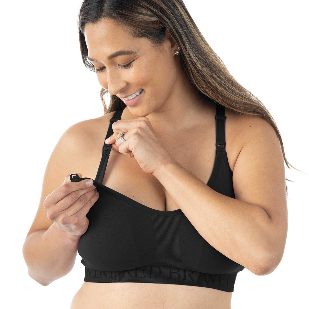 Sublime® Nursing Sports Bra | Black - HoneyBug