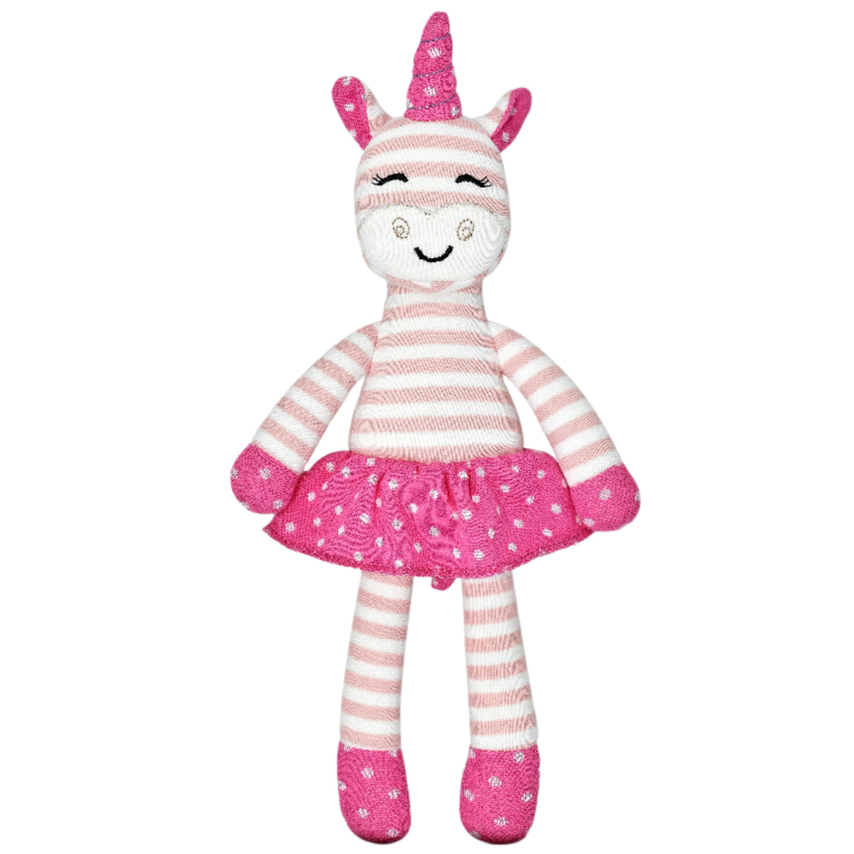 Tiny Dancing Unicorn - Pink Stripe - HoneyBug