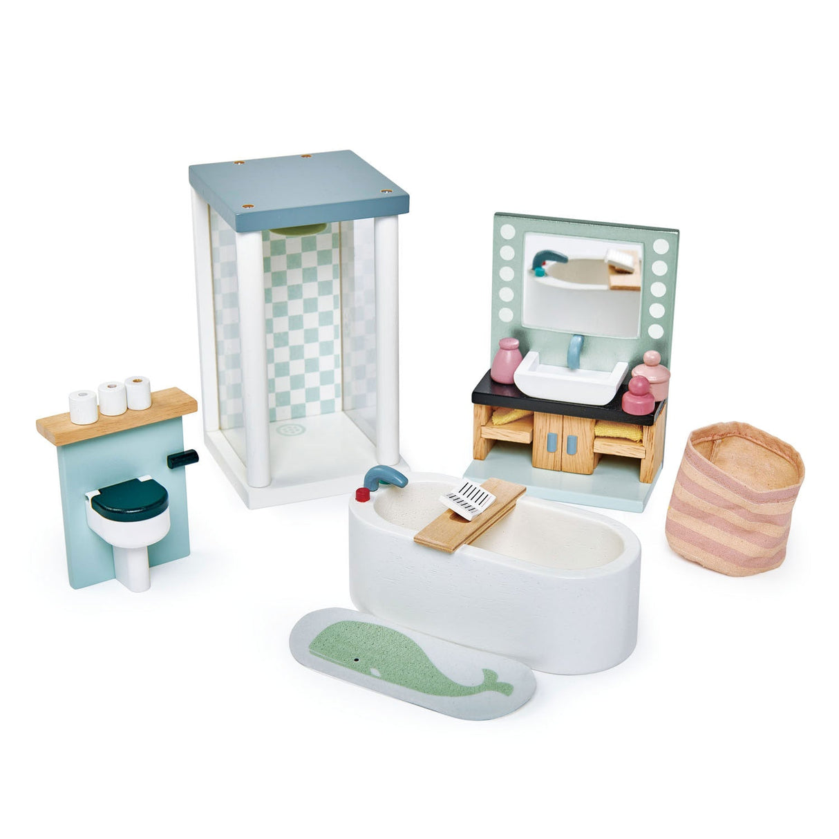Dolls House Bathroom Furniture - HoneyBug