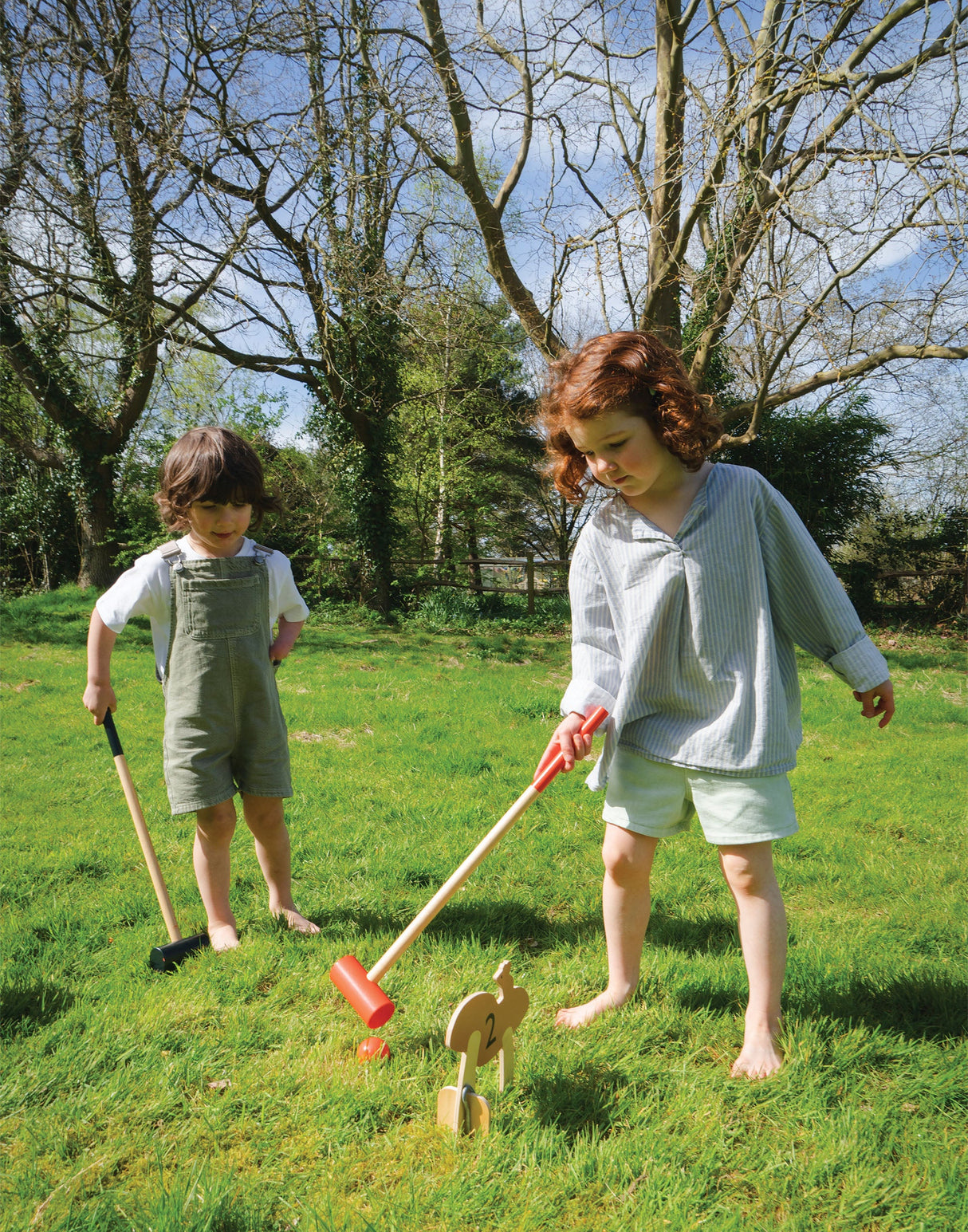 Woodland Indoor Croquet Set - HoneyBug