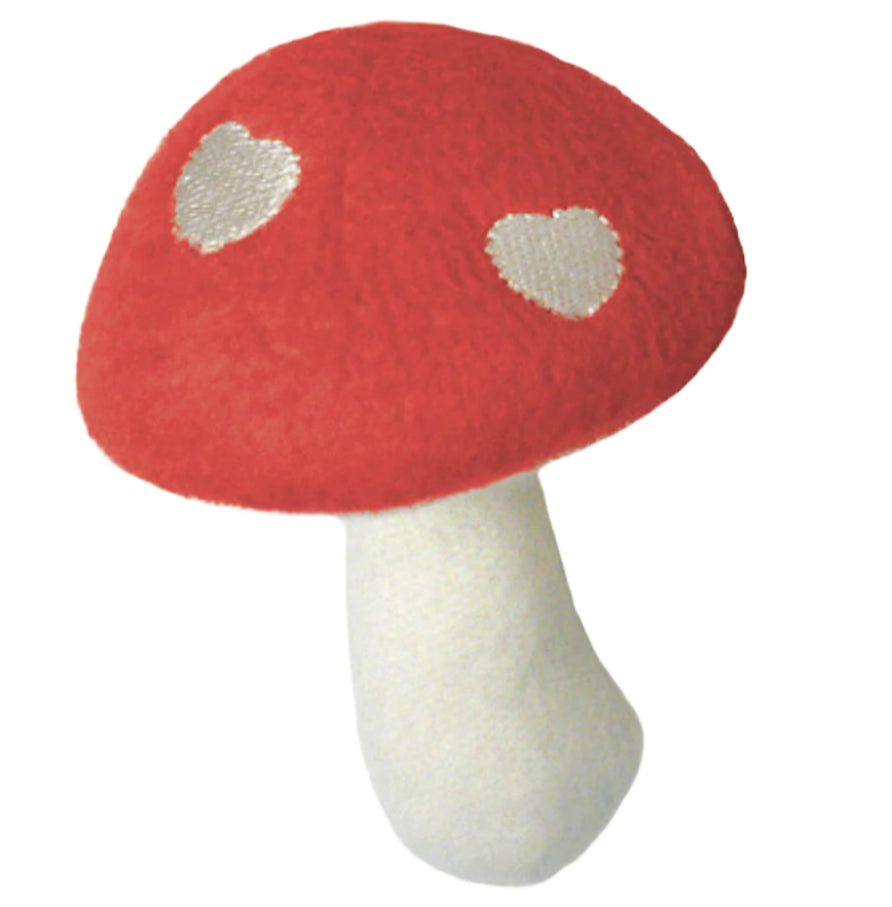 Mushroom Rattle - Red - HoneyBug