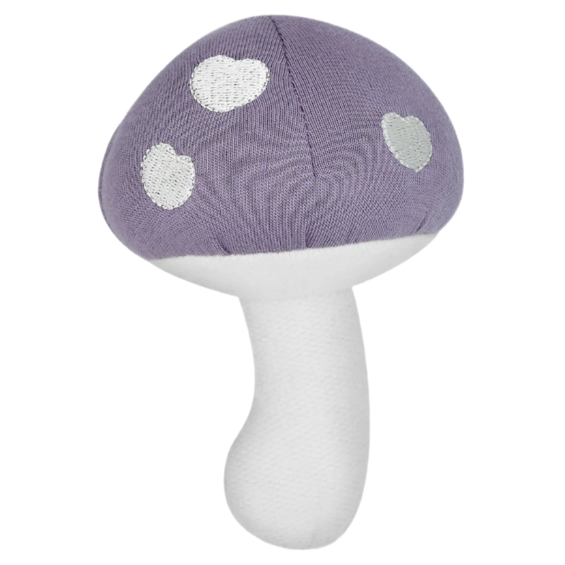 Mushroom Rattle - Lavender - HoneyBug