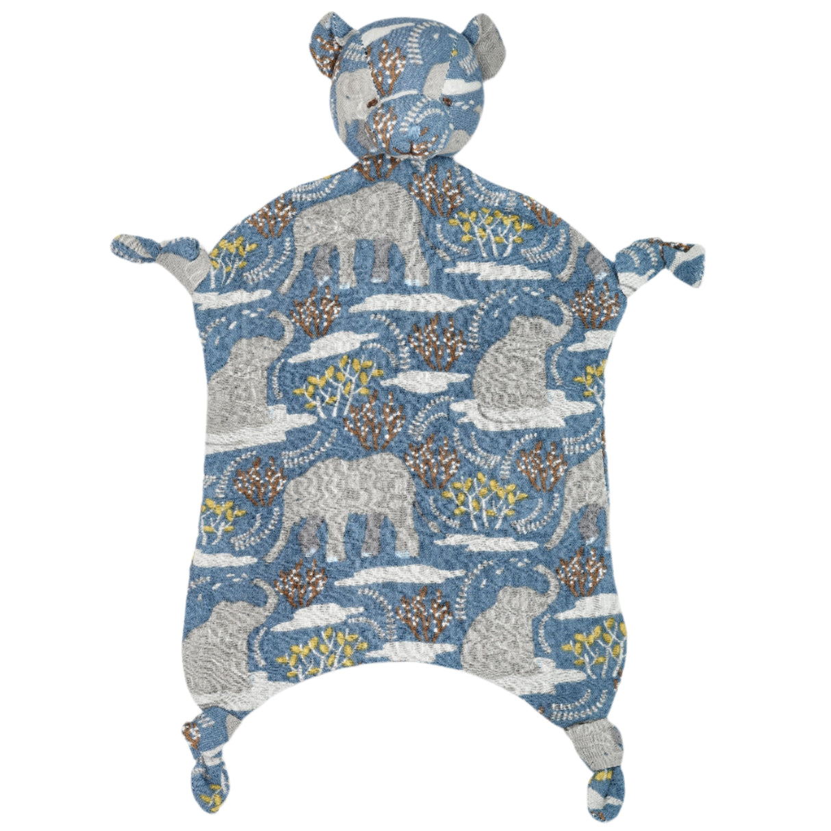 Bear Muslin Lovey - Safari Party - HoneyBug
