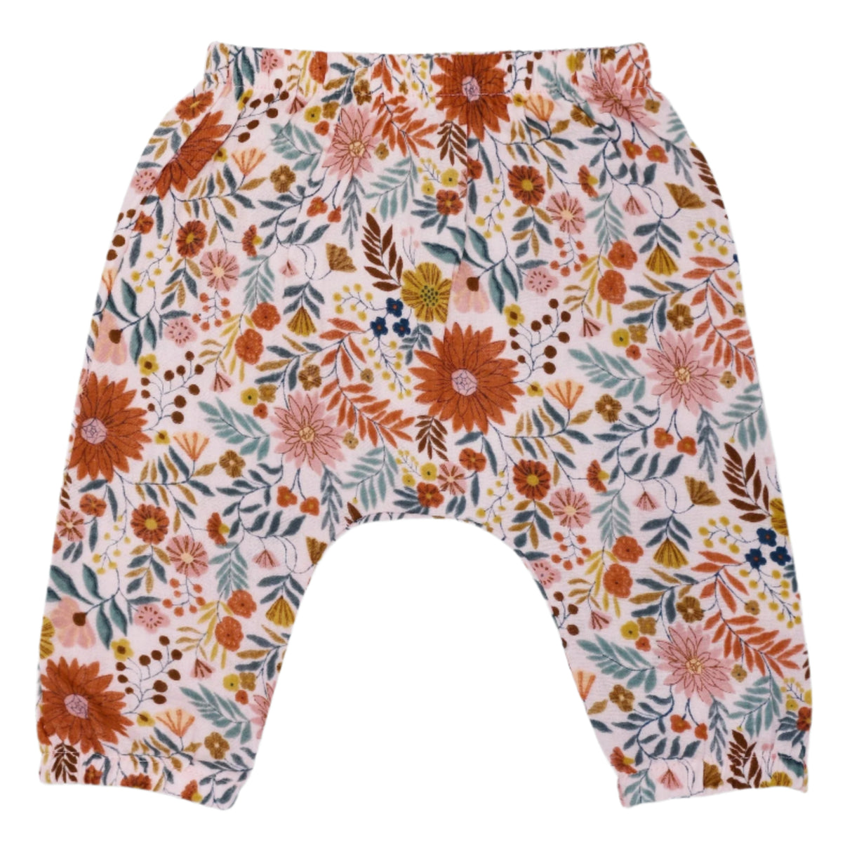 Muslin Pants - Zinnia Bloom - HoneyBug