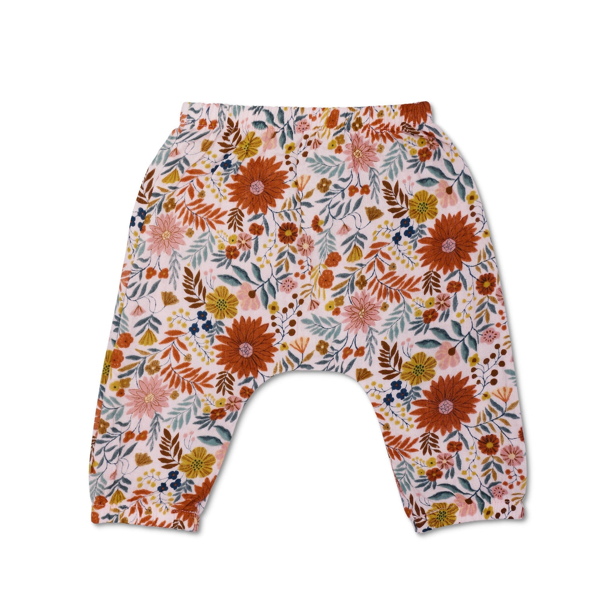 Muslin Pants - Zinnia Bloom - HoneyBug