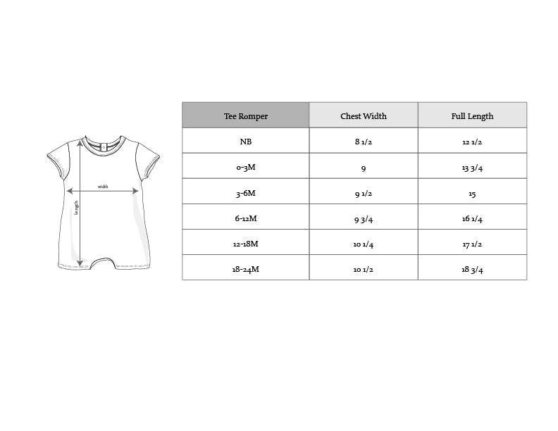 Tee Romper - HoneyBug