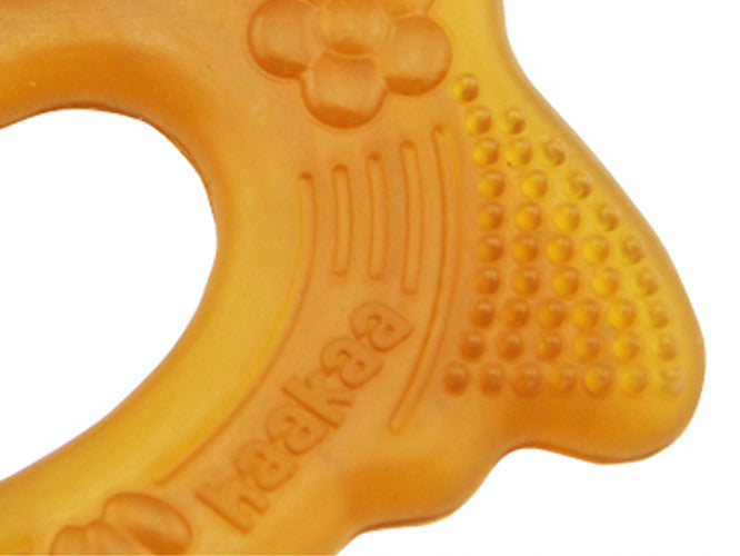 Haakaa Sleeping Owl Natural Rubber Teether - HoneyBug