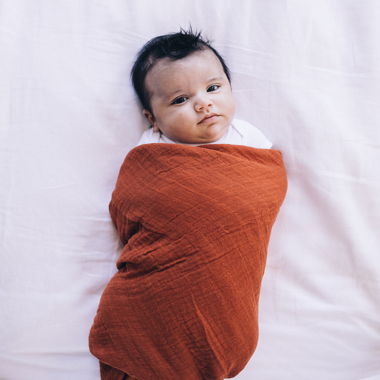 Cotton Muslin Swaddle Blanket 3 Pack - Pressed Petals - HoneyBug