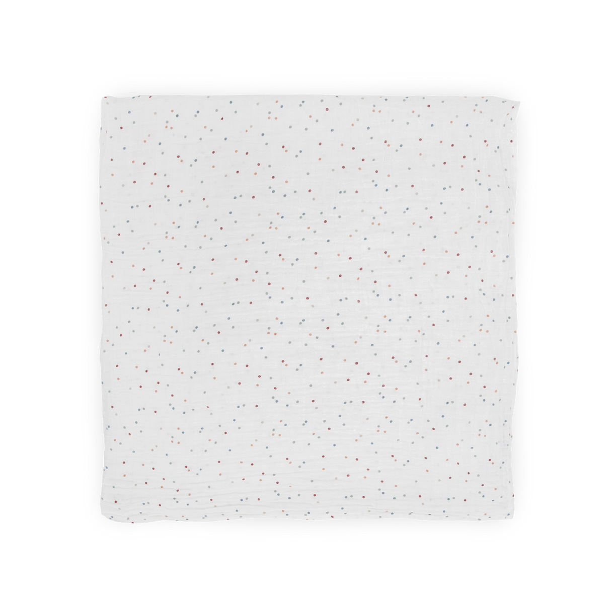 Cotton Muslin Swaddle Blanket - Dots - HoneyBug