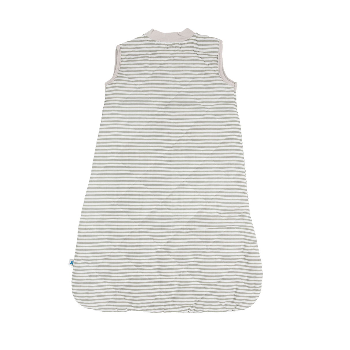 Cotton Muslin Quilted Sleep Bag - Grey Stripe - HoneyBug