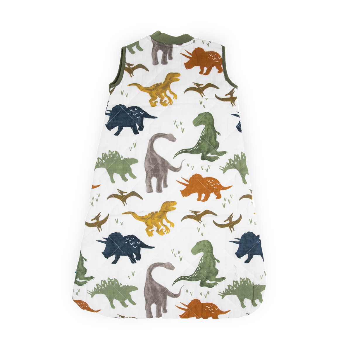 Cotton Muslin Quilted Sleep Bag - Dino Friends - HoneyBug