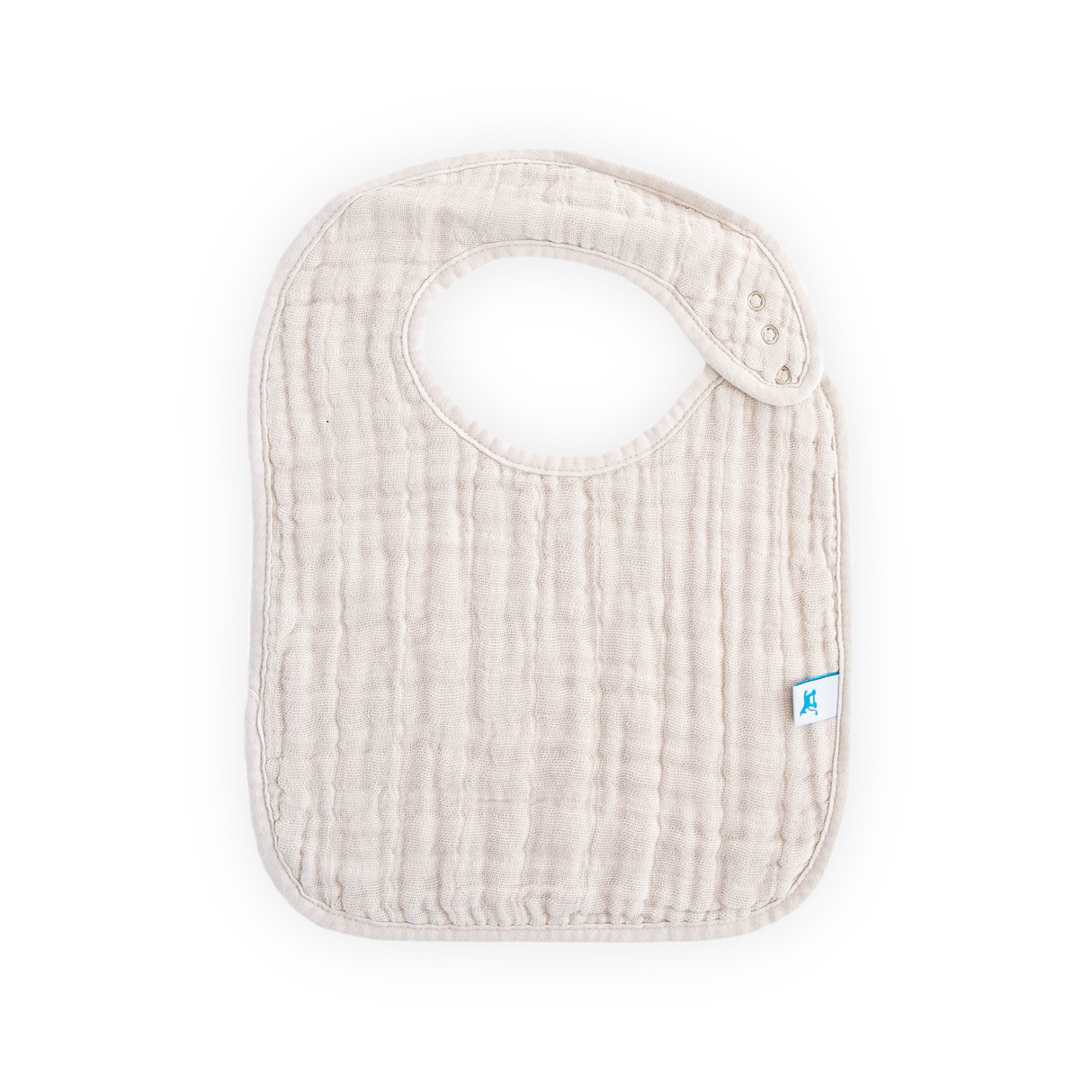 Cotton Muslin Classic Bib 3 Pack - Tropical Leaf - HoneyBug