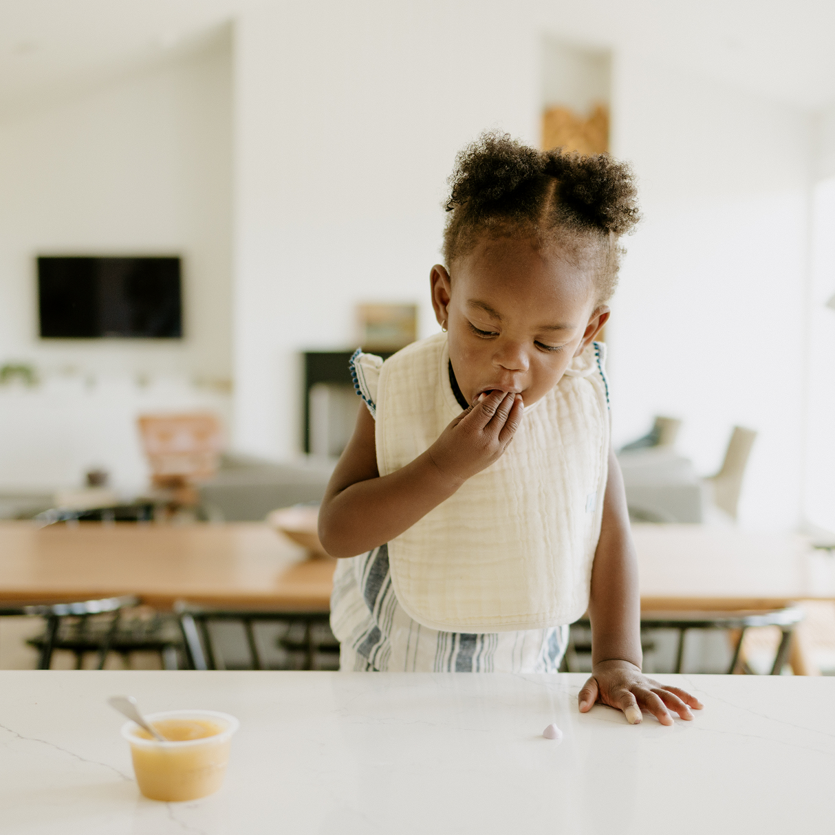 Cotton Muslin Classic Bib 3 Pack - Fern - HoneyBug